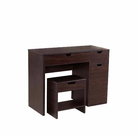 Tiefe Kaffeeholzmaserung.